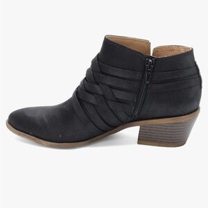 NWOB‎ LifeStride Prairie faux-leather ankle booties, Black, Women’s Size 9.5M